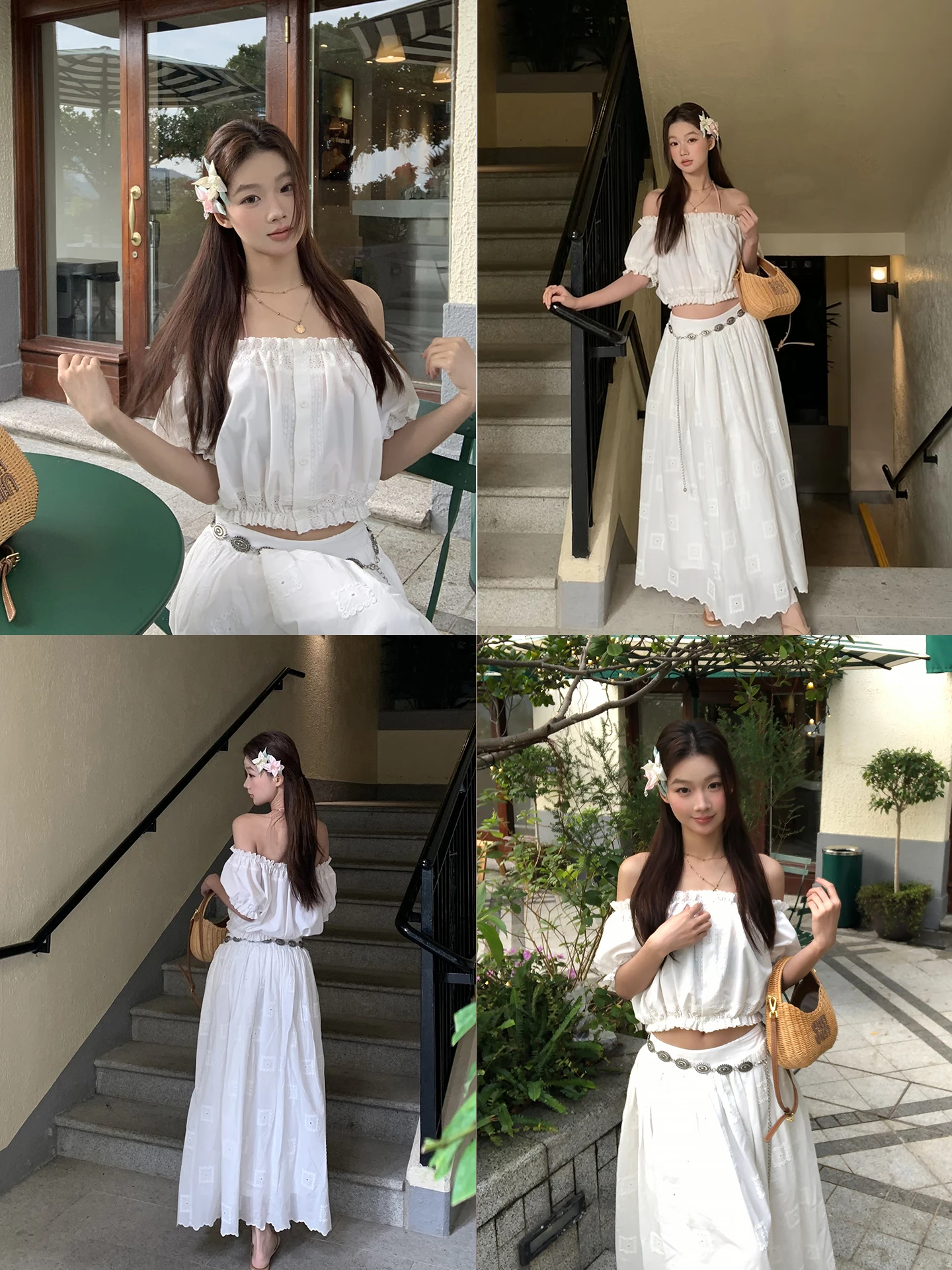 Белый женский топ с коротким рукавом, новинка лета 2026, уникальный красивый короткий топ из смесового полиэстера и хлопка, повседневный, для города, модный
Белый женский топ с коротким рукавом, новинка лета 2026, уникальный красивый короткий топ из смесового полиэстера и хлопка, повседневный, для города, модный