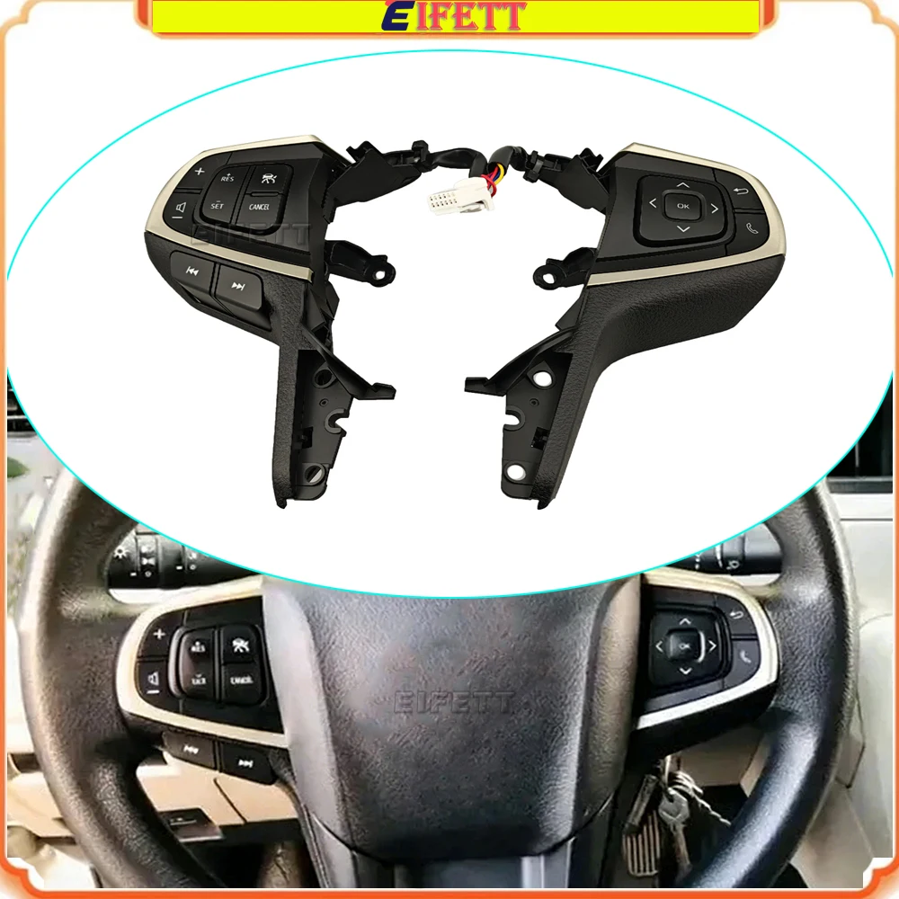 Car Multifunction Steering Wheel Cruise Control Volume Audio Phone Button Switch For Toyota Hiace 2019-2024
Car Multifunction Steering Wheel Cruise Control Volume Audio Phone Button Switch For Toyota Hiace 2019-2024