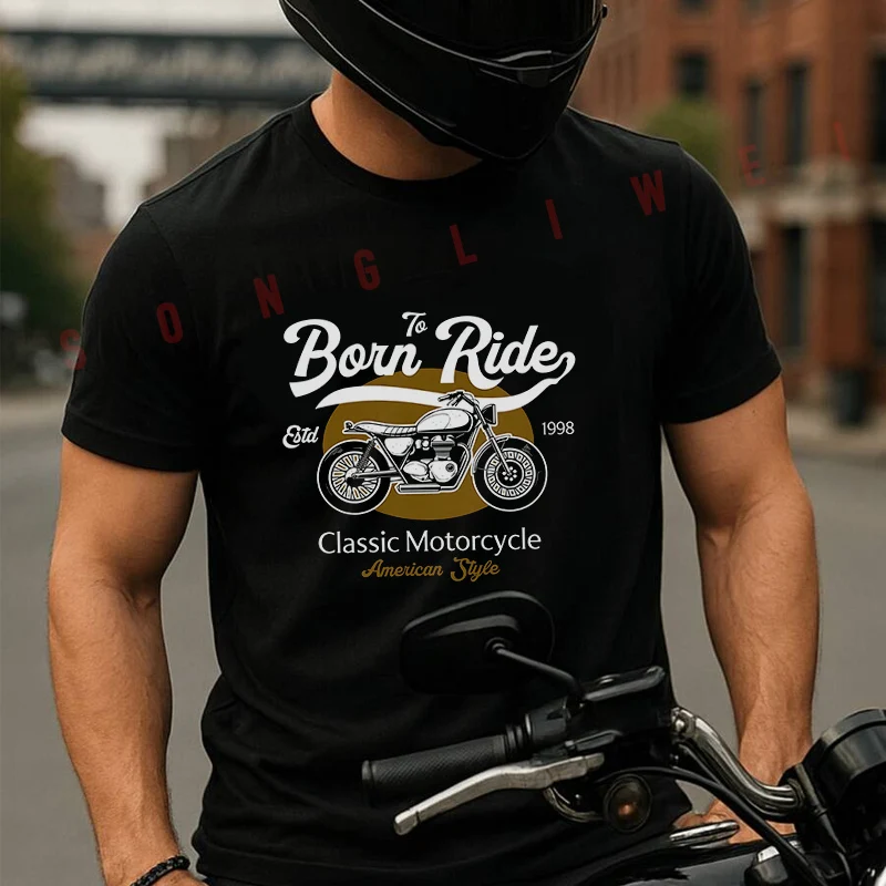 Born To Ride Classic Motorcyclecotton T-Shirt Moto Fans New Fashion Summer Men Short Sleeve O-Neck T Shirt Tees
Born To Ride Classic Motorcyclecotton T-Shirt Moto Fans New Fashion Summer Men Short Sleeve O-Neck T Shirt Tees