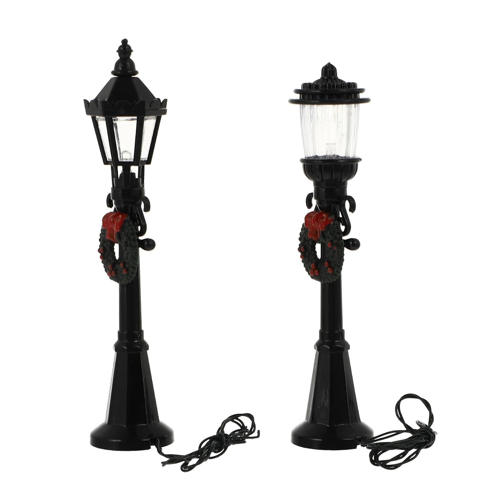 2 Pcs Decor Street Lamp Model Ornaments Mini Simulation Miniature Landscape Christmas 12X25X25CM Lights Black Adornment House
2 Pcs Decor Street Lamp Model Ornaments Mini Simulation Miniature Landscape Christmas 12X25X25CM Lights Black Adornment House