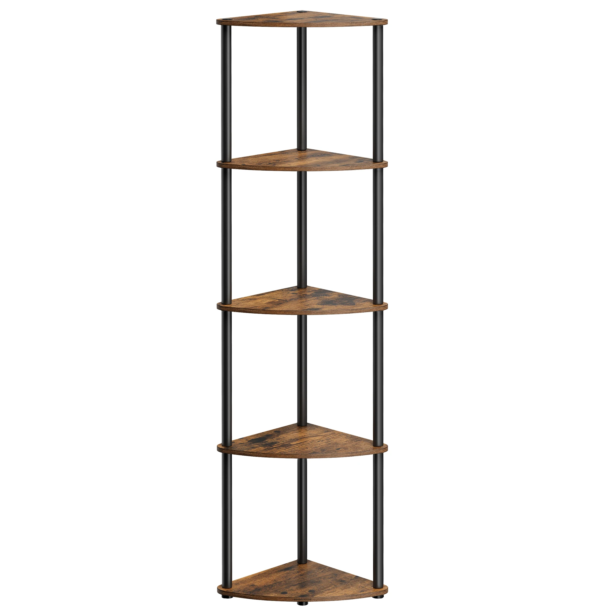 5 Tier Corner Storage Small Space Decor Free Installation Floor Stand Wood Corner Bookshelf
5 Tier Corner Storage Small Space Decor Free Installation Floor Stand Wood Corner Bookshelf