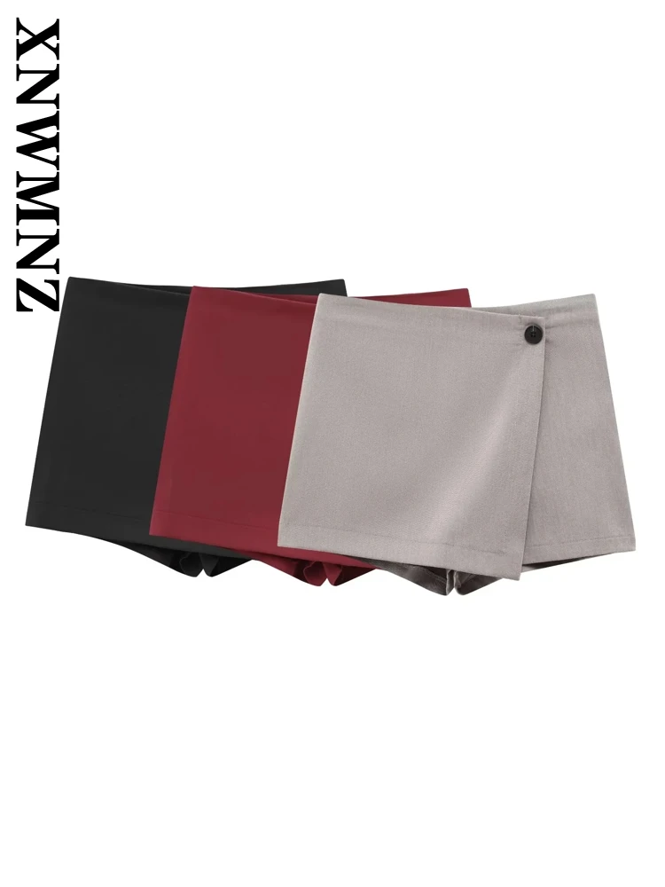 XNWMNZ 2025 Summer New Female Glamorous Side Zipper Skirt Pants High Waist Hipster Lady Bottoms Ruffles Regular Fit Short Pants
XNWMNZ 2025 Summer New Female Glamorous Side Zipper Skirt Pants High Waist Hipster Lady Bottoms Ruffles Regular Fit Short Pants