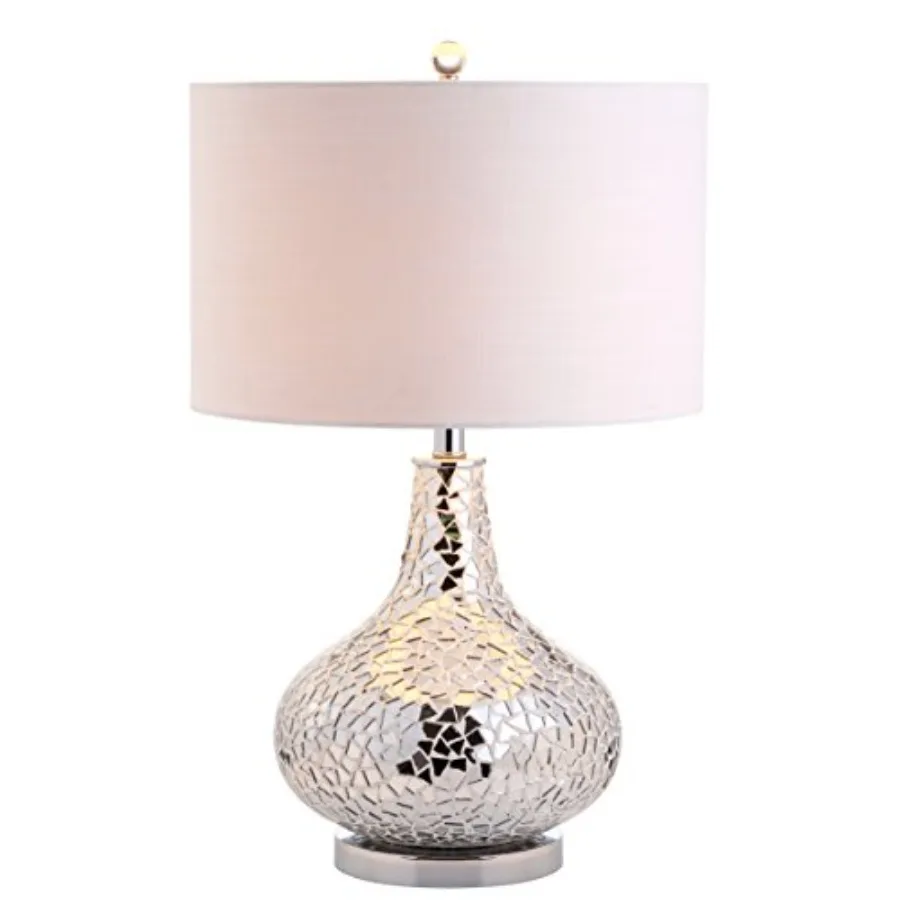 JYL1056A Emilia 26" Mirrored Mosaic LED Table Lamp Contemporary Glam Bedside Desk Nightstand Lamp for Bedroom Living Room Offic
JYL1056A Emilia 26" Mirrored Mosaic LED Table Lamp Contemporary Glam Bedside Desk Nightstand Lamp for Bedroom Living Room Offic