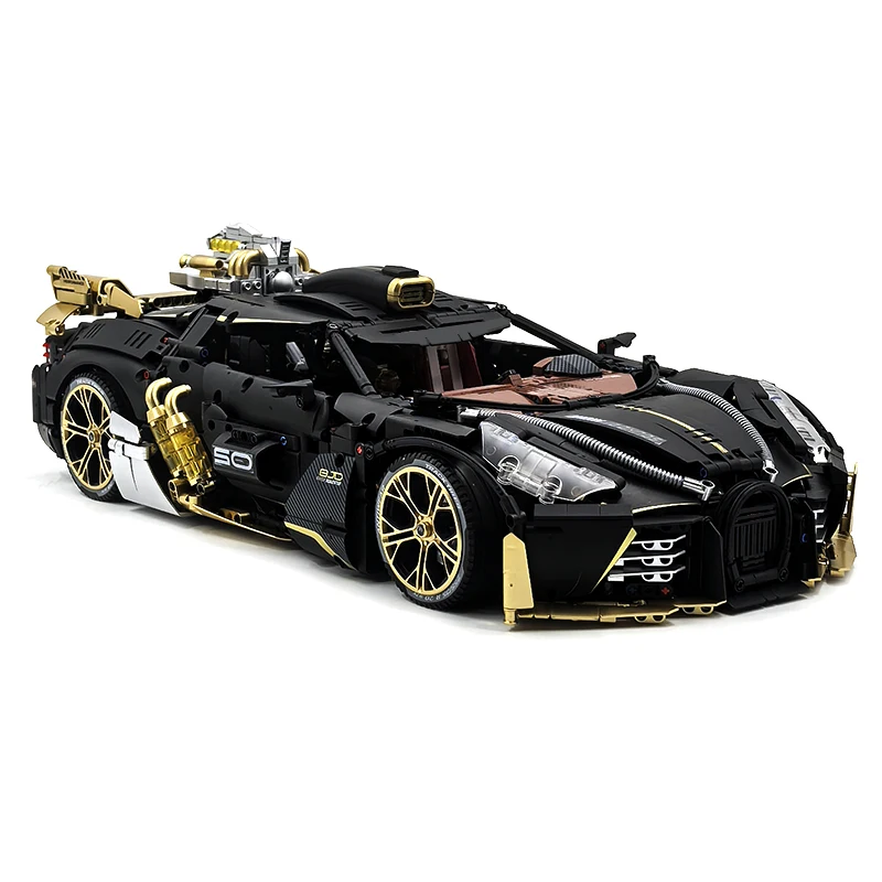 IN STOCK GULY10631 1:8 Black and Gold Sports Car Model Hypercar Building Blocks Bricks Puzzle Assembly Children Toy Birthday Gif
IN STOCK GULY10631 1:8 Black and Gold Sports Car Model Hypercar Building Blocks Bricks Puzzle Assembly Children Toy Birthday Gif