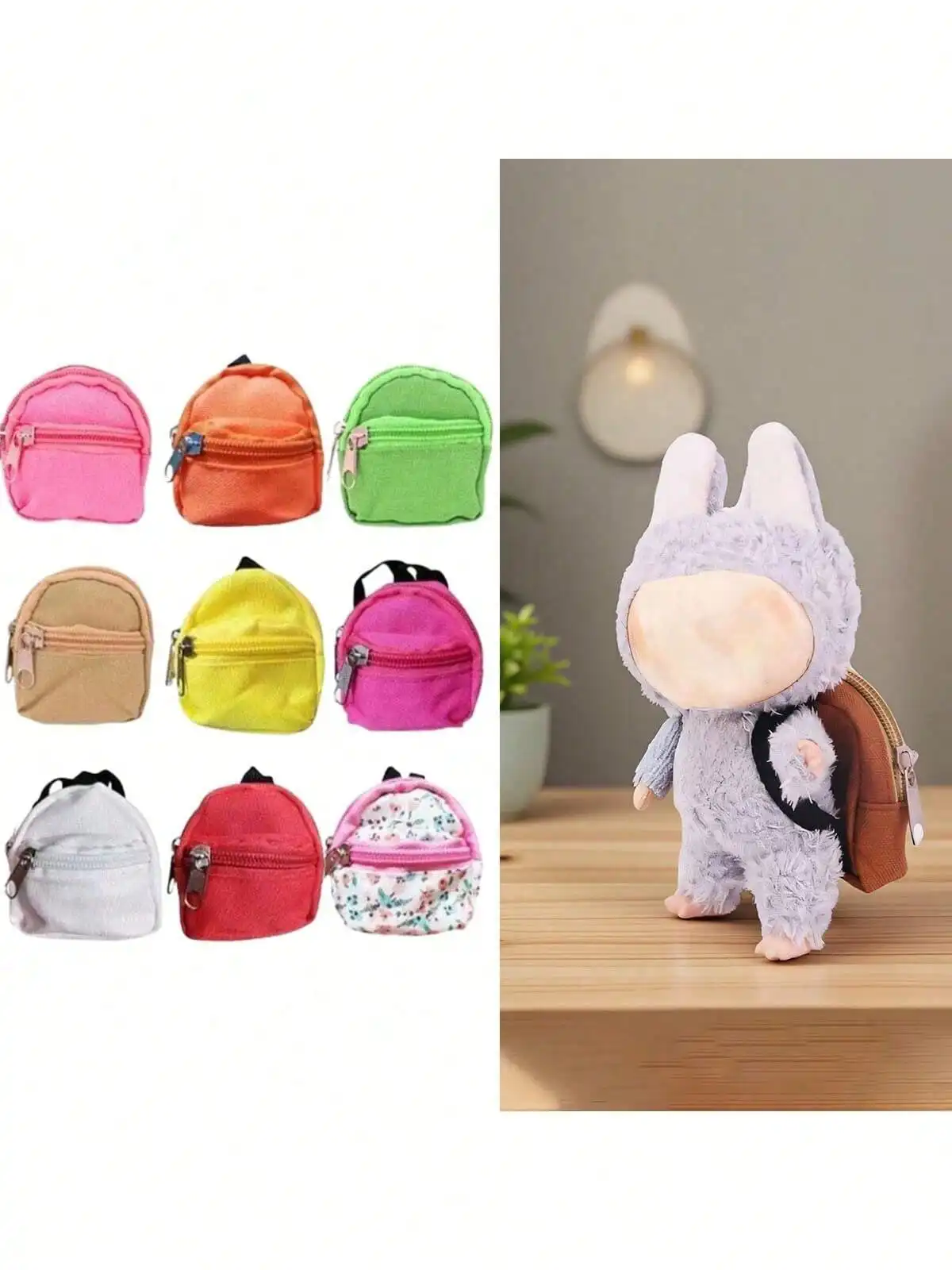 For Labubu Double Zipper Backpack Compatible,Universal Double Zipper Backpack | 6.7-Inch Fashion Set Lovely Accessories | Perfect Gift Decor For Birthdays, Holidays, Parties,Cute Figurine Decor,Gift Packaging Supplies, Decorate Your Gifts , Birthday Gifts
For Labubu Double Zipper Backpack Compatible,Universal Double Zipper Backpack | 6.7-Inch Fashion Set Lovely Accessories | Perfect Gift Decor For Birthdays, Holidays, Parties,Cute Figurine Decor,Gift Packaging Supplies, Decorate Your Gifts , Birthday Gifts