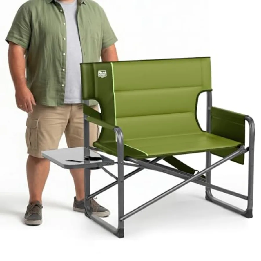 XXL Directors Chair Heavy Duty Folding Camping Chair for Adults, 500lb Capacity, Extra Wide Padded Seat for Camping, Sports, La
XXL Directors Chair Heavy Duty Folding Camping Chair for Adults, 500lb Capacity, Extra Wide Padded Seat for Camping, Sports, La