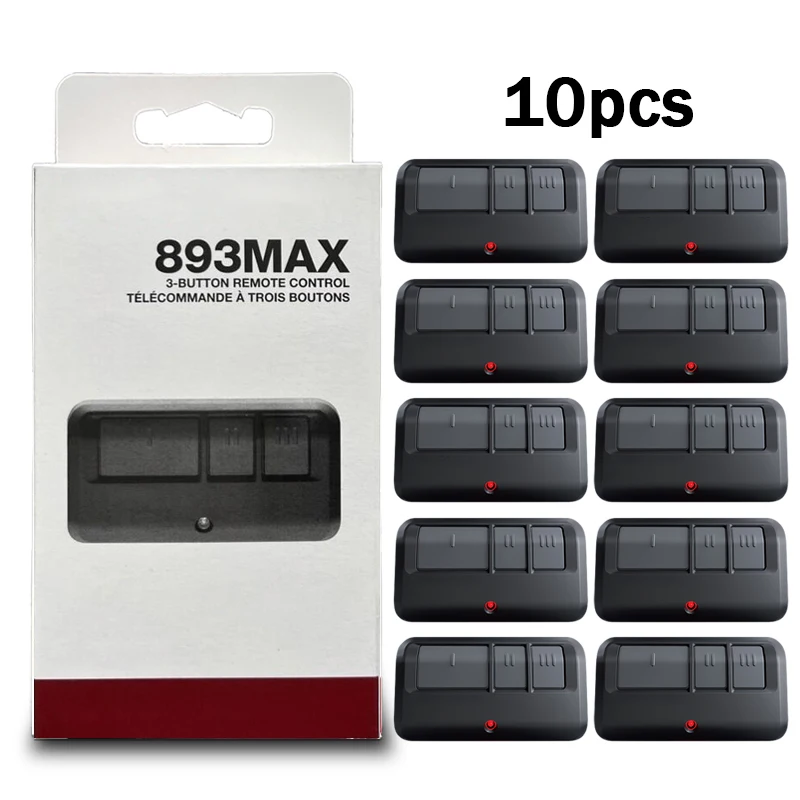 10pcs LiftMaster 893MAX 890MAX Garage Door Opener For Security+ and Security +2.0 315MHz 390MHz 5 color of learn buttons
10pcs LiftMaster 893MAX 890MAX Garage Door Opener For Security+ and Security +2.0 315MHz 390MHz 5 color of learn buttons