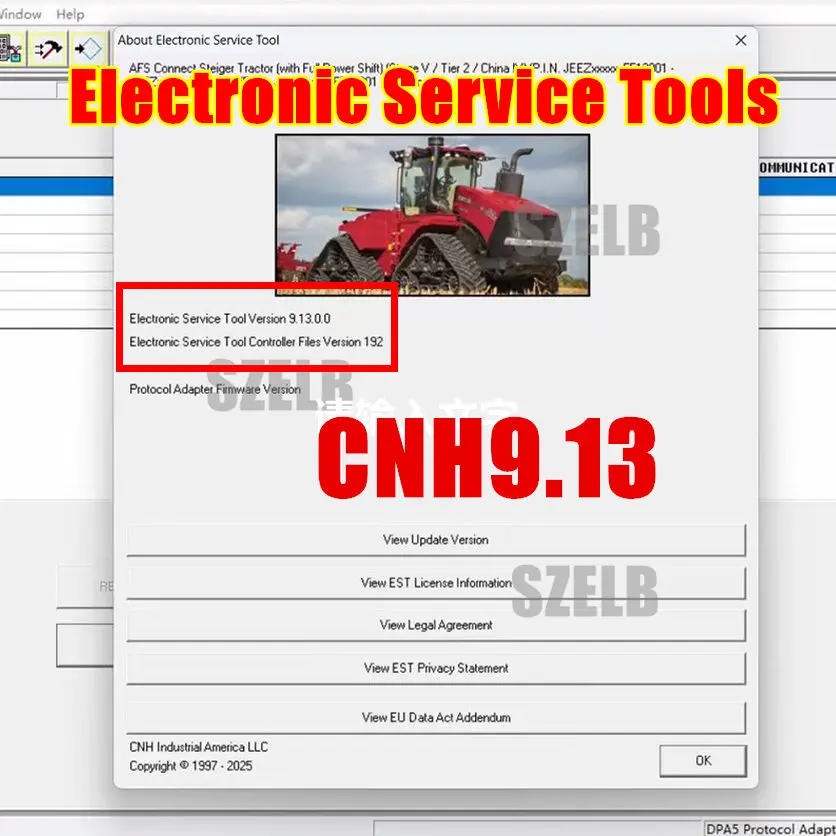 Программное обеспечение электронных сервисных инструментов EST 9.13 Up1 Диагностические процедуры Неоксидная связь для удаленного обслуживания cn-h
Программное обеспечение электронных сервисных инструментов EST 9.13 Up1 Диагностические процедуры Неоксидная связь для удаленного обслуживания cn-h