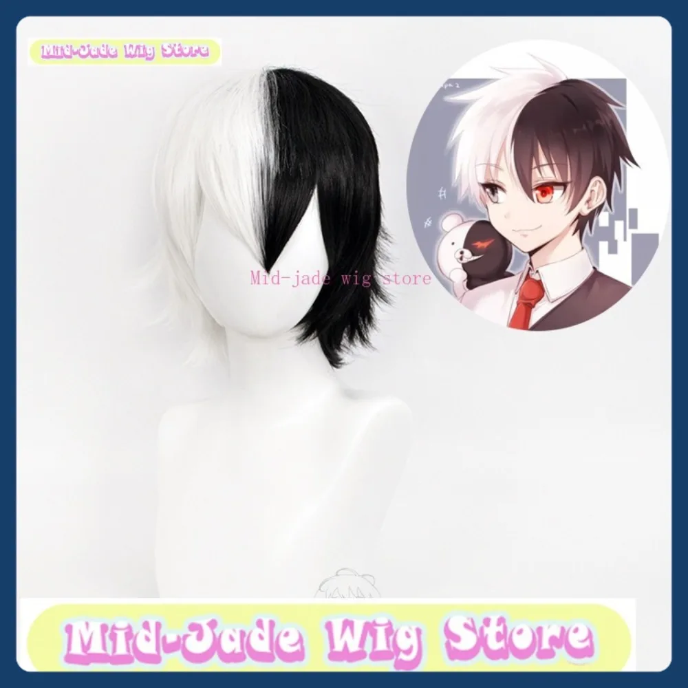 Магазин париков среднего нефрита Danganronpa Monokuma, человеческий парик для косплея, аниме, игра, ролевой костюм, костюм на Хэллоуин, реквизит, синтетические волосы
Магазин париков среднего нефрита Danganronpa Monokuma, человеческий парик для косплея, аниме, игра, ролевой костюм, костюм на Хэллоуин, реквизит, синтетические волосы