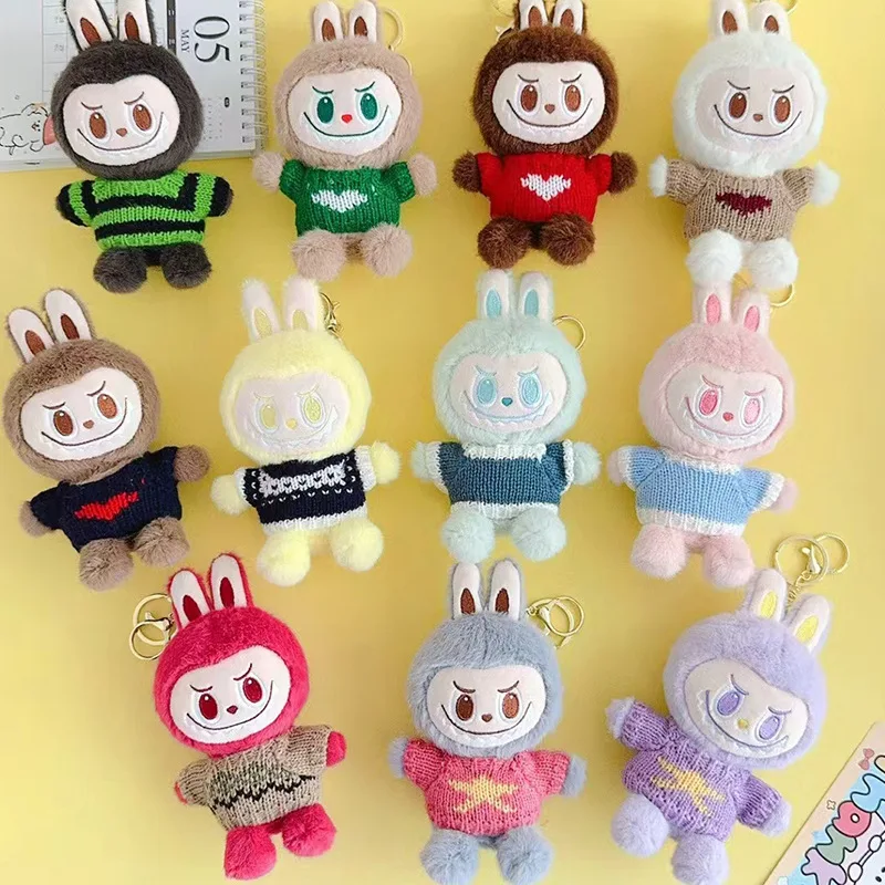 For Cartoon Labubu Plush Clothing Toy Keychain Car Backpack Hanging Pendant Keyring Couple Accessories Decorative Gifts
For Cartoon Labubu Plush Clothing Toy Keychain Car Backpack Hanging Pendant Keyring Couple Accessories Decorative Gifts