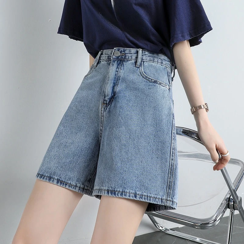 Новые свободные широкие джинсы средней длины в корейском стиле. Летние модные и универсальные повседневные джинсовые шорты с высокой талией для женщин
Новые свободные широкие джинсы средней длины в корейском стиле. Летние модные и универсальные повседневные джинсовые шорты с высокой талией для женщин