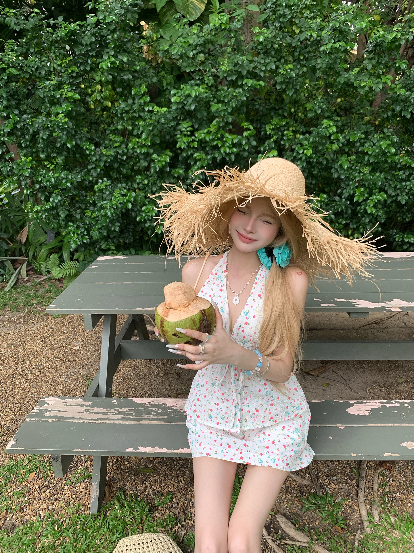 Summer Floral Print ell Vest And Skirt Set Women's Low Waist ort Sve Ne Hanging Beach Vaion Beautiful Suit
Summer Floral Print ell Vest And Skirt Set Women's Low Waist ort Sve Ne Hanging Beach Vaion Beautiful Suit