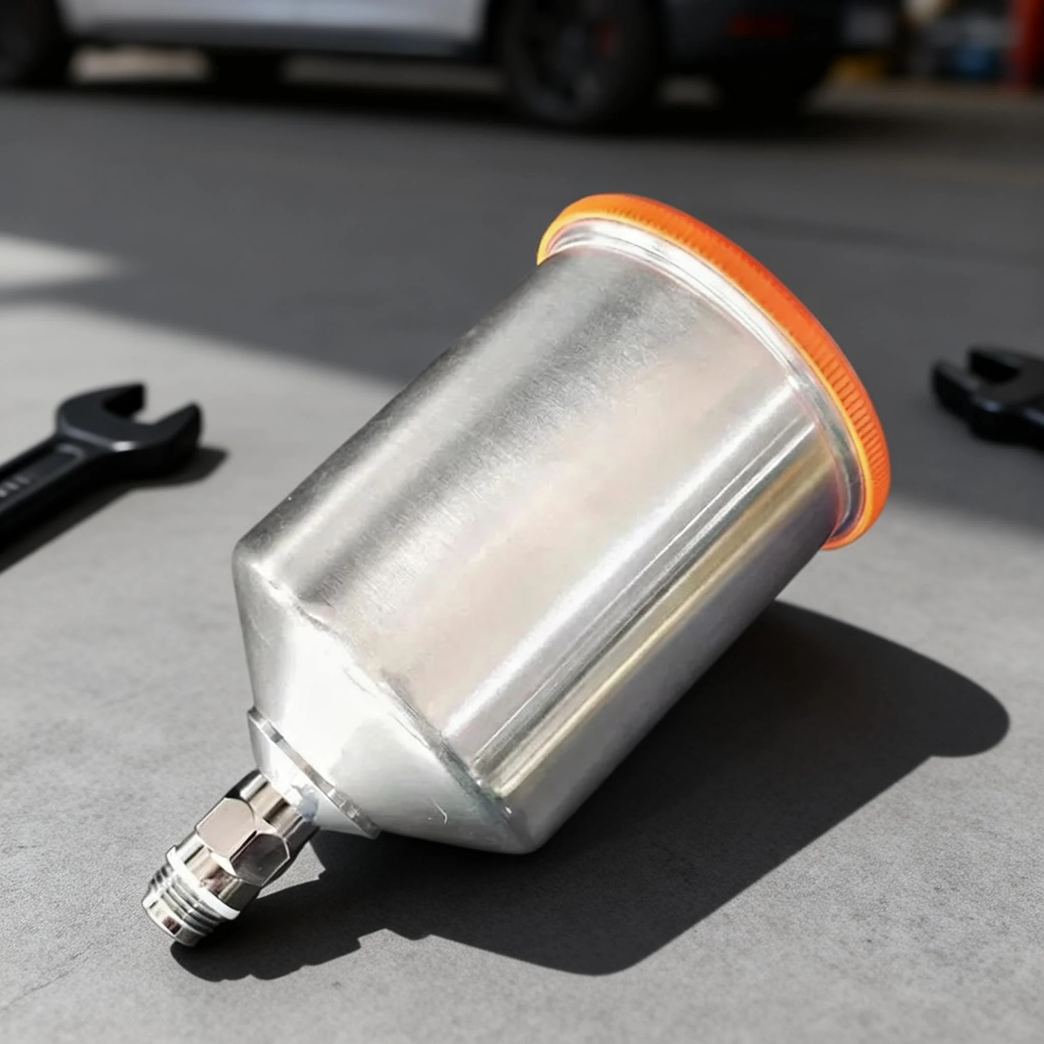 Spray Paint Gun Pot Cup 600ml Aluminum Alloy for Develibiss Car Auto Airbrush Single Can Accessory
Spray Paint Gun Pot Cup 600ml Aluminum Alloy for Develibiss Car Auto Airbrush Single Can Accessory