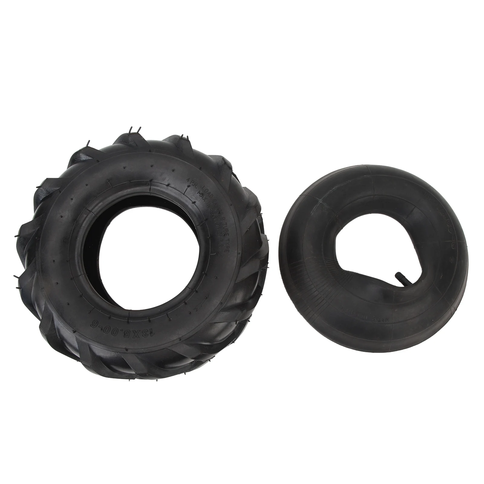 Outer Tire Inner Tube Pattern Shock Absorb 13x5.00‑6 Replacement Tire Tubes Thickened Strong Grip Rubber for UTV
Outer Tire Inner Tube Pattern Shock Absorb 13x5.00‑6 Replacement Tire Tubes Thickened Strong Grip Rubber for UTV