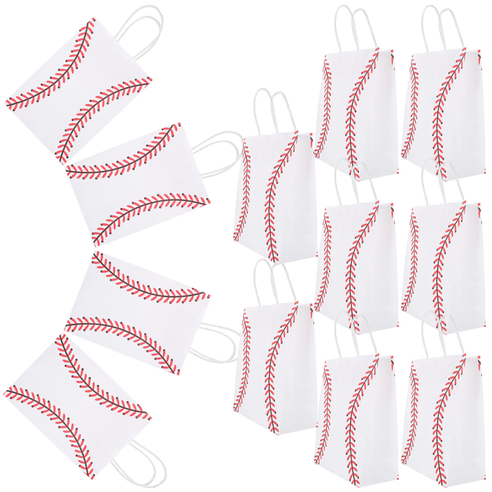 12 Pcs Baseball Gift Bag Small Bags Paper Package Shopping with Handles Packing Party
12 Pcs Baseball Gift Bag Small Bags Paper Package Shopping with Handles Packing Party