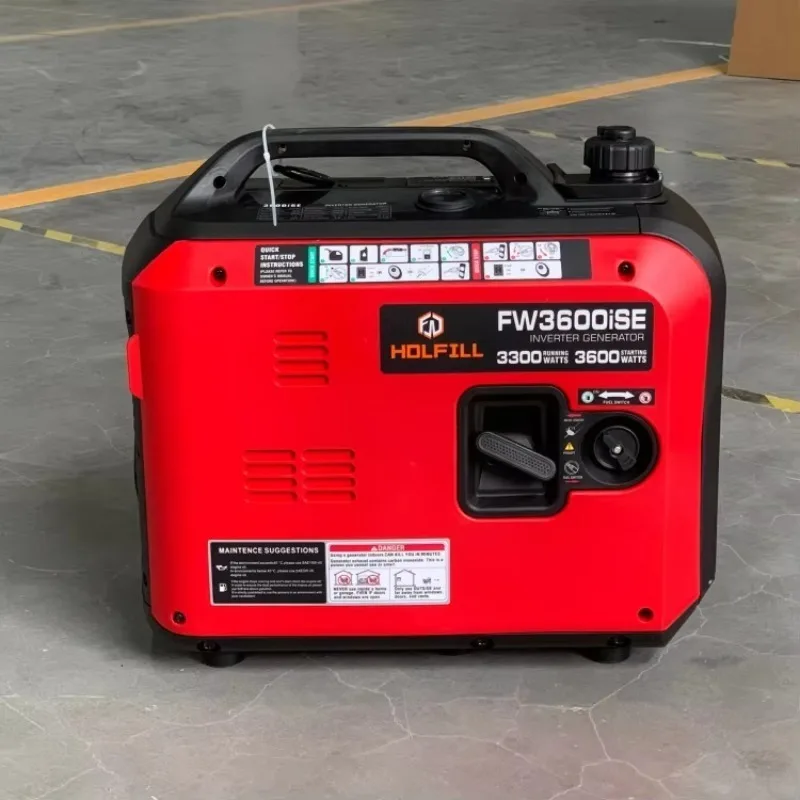 Customized Camping Use FW3600iSE 220V 50Hz Electric Start Inverter Generator Pure Sine Wave 12V DC Portable Petrol Generator
Customized Camping Use FW3600iSE 220V 50Hz Electric Start Inverter Generator Pure Sine Wave 12V DC Portable Petrol Generator