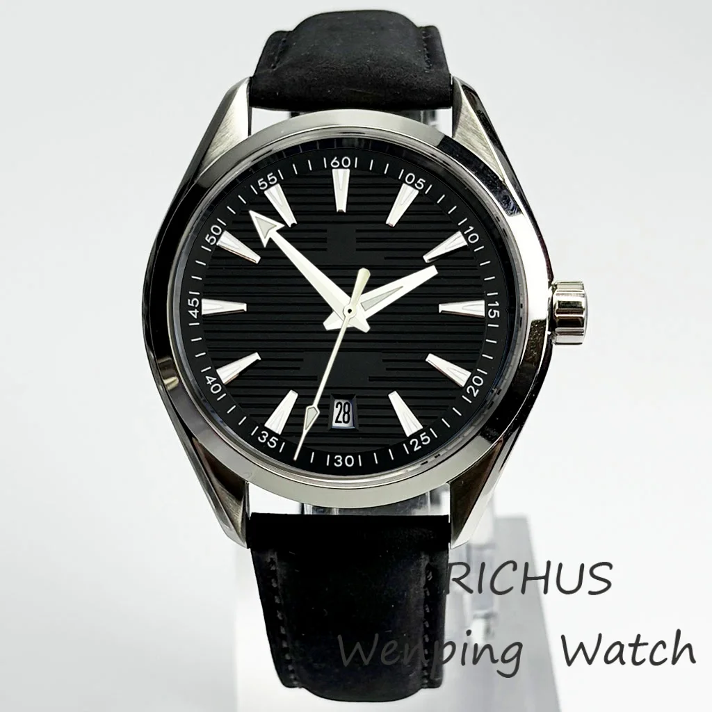 RICHUS NH35 41mm Men's Sports Clock NH35 Automatic Mechanical Watch Date Sapphire Glass Men's Watch Green Night Light Watch
RICHUS NH35 41mm Men's Sports Clock NH35 Automatic Mechanical Watch Date Sapphire Glass Men's Watch Green Night Light Watch