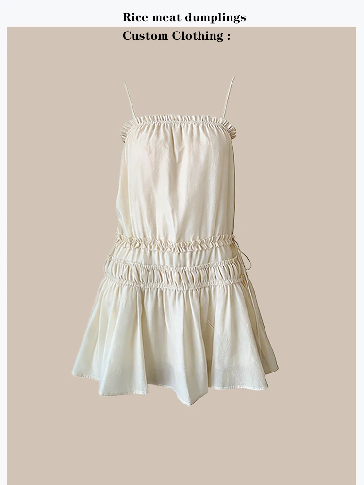 Gentle A-Line Dress Ruffle Strapless Gown Soft Viscose Fabric Loose Fit Casual Summer Dress Women's Sleeveless Gown
Gentle A-Line Dress Ruffle Strapless Gown Soft Viscose Fabric Loose Fit Casual Summer Dress Women's Sleeveless Gown
