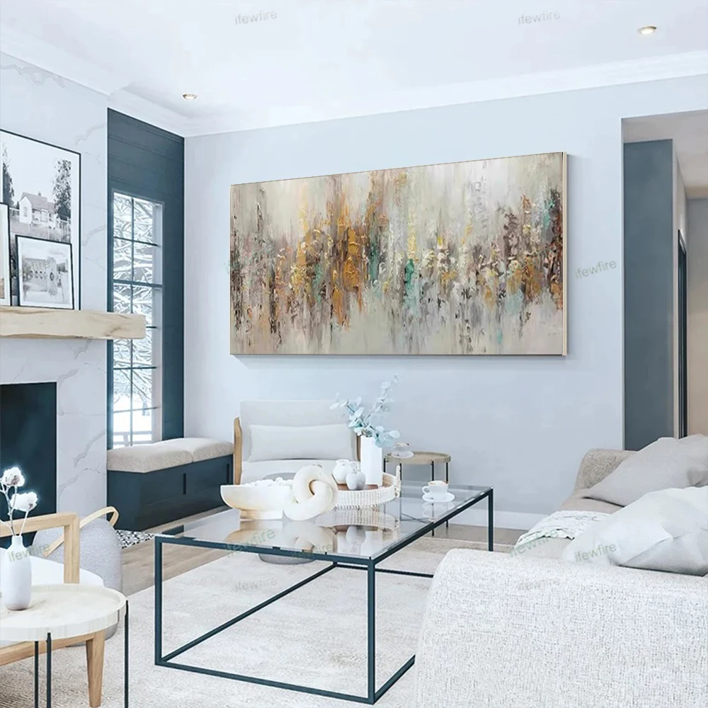 100% Handmade Abstract Oil Painting On Canvas Large Size Gold Foil Wall Art Pictures Modern Hang Paintings Decor Wall For Home
100% Handmade Abstract Oil Painting On Canvas Large Size Gold Foil Wall Art Pictures Modern Hang Paintings Decor Wall For Home