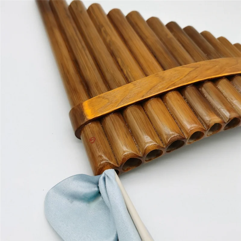 Natural Bamboo Flute,Pan Flute Wind Instrument,Handmade Pan Flute,15 Tones In G Major,Left Hand Model Easy To Use
Natural Bamboo Flute,Pan Flute Wind Instrument,Handmade Pan Flute,15 Tones In G Major,Left Hand Model Easy To Use