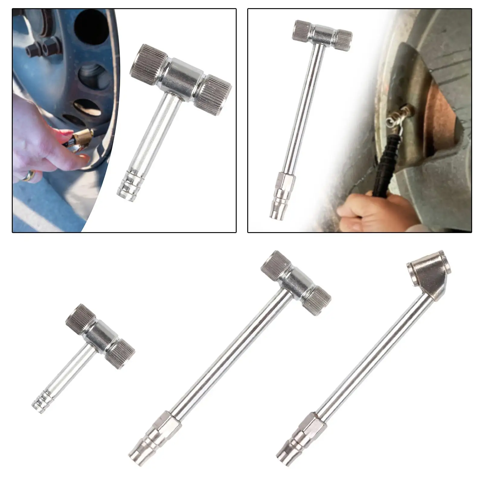 Универсальный разъем для накачивания воздушного патрона для шин, портативный компактный ручной инструмент для шин 
Универсальный разъем для накачивания воздушного патрона для шин, портативный компактный ручной инструмент для шин