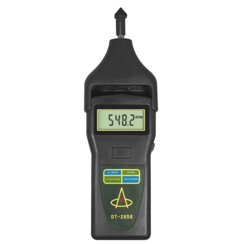DT-2856 tachometer, motor fan speed, linear speed frequency, contact laser tachometer
DT-2856 tachometer, motor fan speed, linear speed frequency, contact laser tachometer