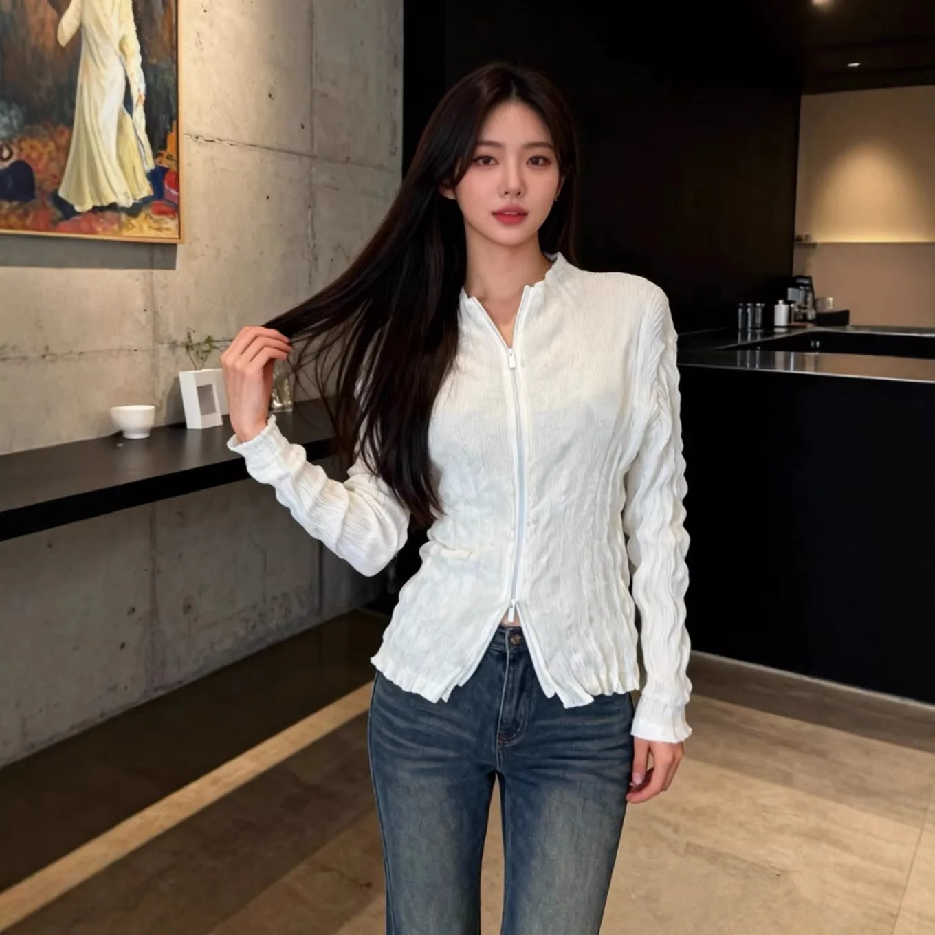 Miyake Folds 2026 Весеннее сердце, новая рубашка, женская рубашка для пожилых людей, роскошная женская тонкая белая рубашка, куртка с длинными рукавами
Miyake Folds 2026 Весеннее сердце, новая рубашка, женская рубашка для пожилых людей, роскошная женская тонкая белая рубашка, куртка с длинными рукавами