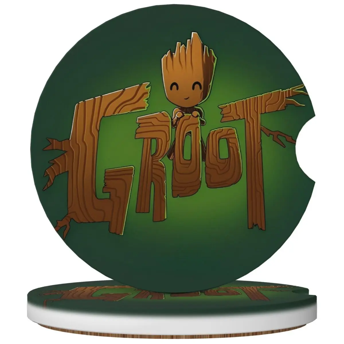 Groot Guardians Of The Galaxy Car Cup Coaster 2PCS Universal Auto Non-Slip Car Interior Accessories Cup Holder Ceramic Coaster
Groot Guardians Of The Galaxy Car Cup Coaster 2PCS Universal Auto Non-Slip Car Interior Accessories Cup Holder Ceramic Coaster