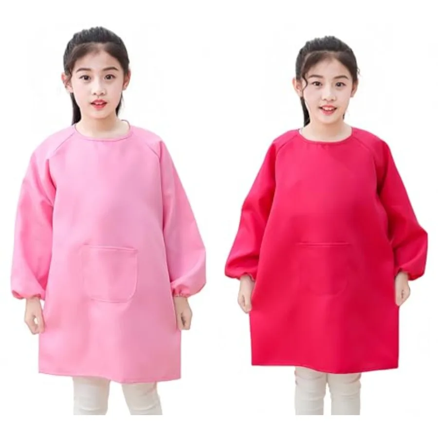 Lauthen.S Art Smocks, Artist Painting Aprons Long Sleeve with Pocket Eating Gardening Smocks for Toddler 2-12 Years
Lauthen.S Art Smocks, Artist Painting Aprons Long Sleeve with Pocket Eating Gardening Smocks for Toddler 2-12 Years