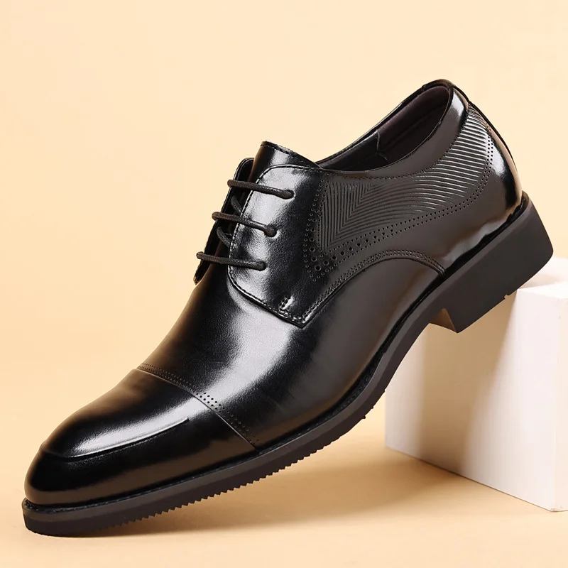Formal Genuine Leather Wedding Dress Shoes Business Gentleman British Men's
Formal Genuine Leather Wedding Dress Shoes Business Gentleman British Men's