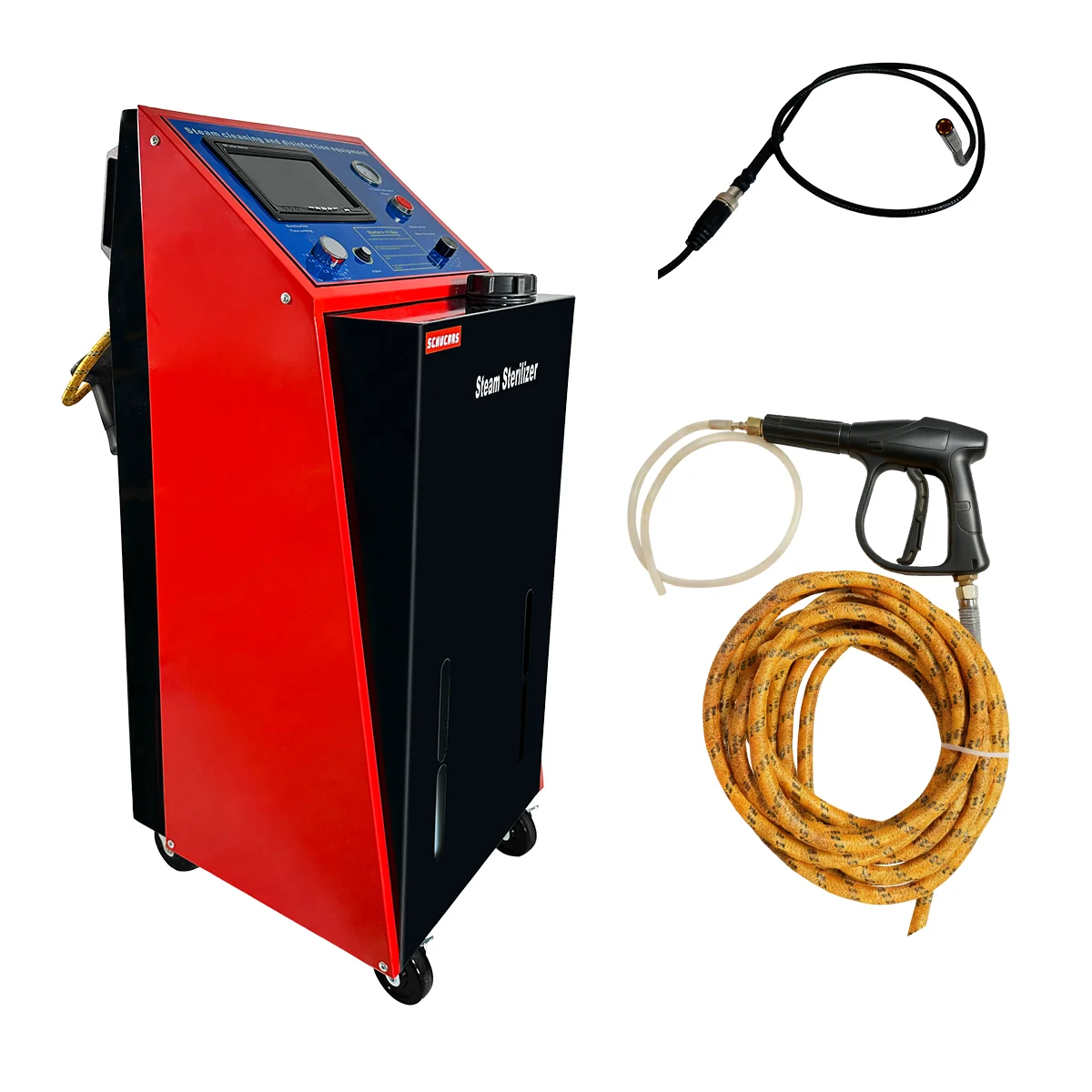 Schucars S-115 High Pressure High Temperature Household Steam Cleaner for Air Conditioner Car Furniture Steam Cleaner
Schucars S-115 High Pressure High Temperature Household Steam Cleaner for Air Conditioner Car Furniture Steam Cleaner