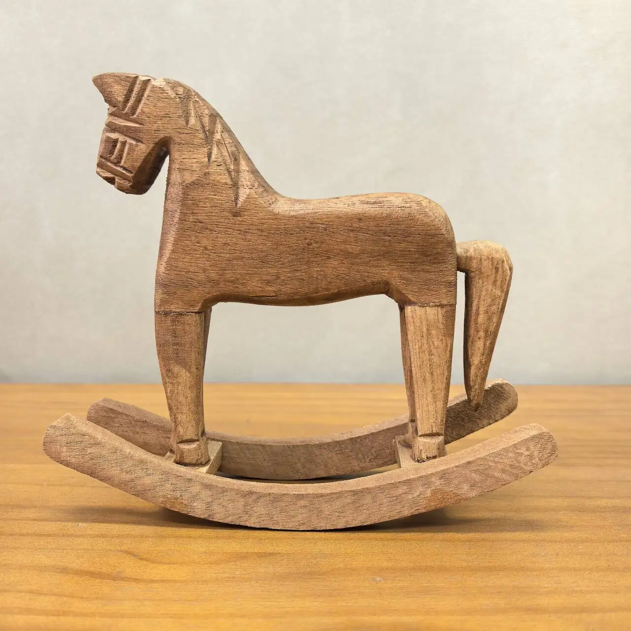 Nordic Style Wooden Rocking Horse Desktop Decor Home Ornament Pine Handicraft Success Charm
Nordic Style Wooden Rocking Horse Desktop Decor Home Ornament Pine Handicraft Success Charm