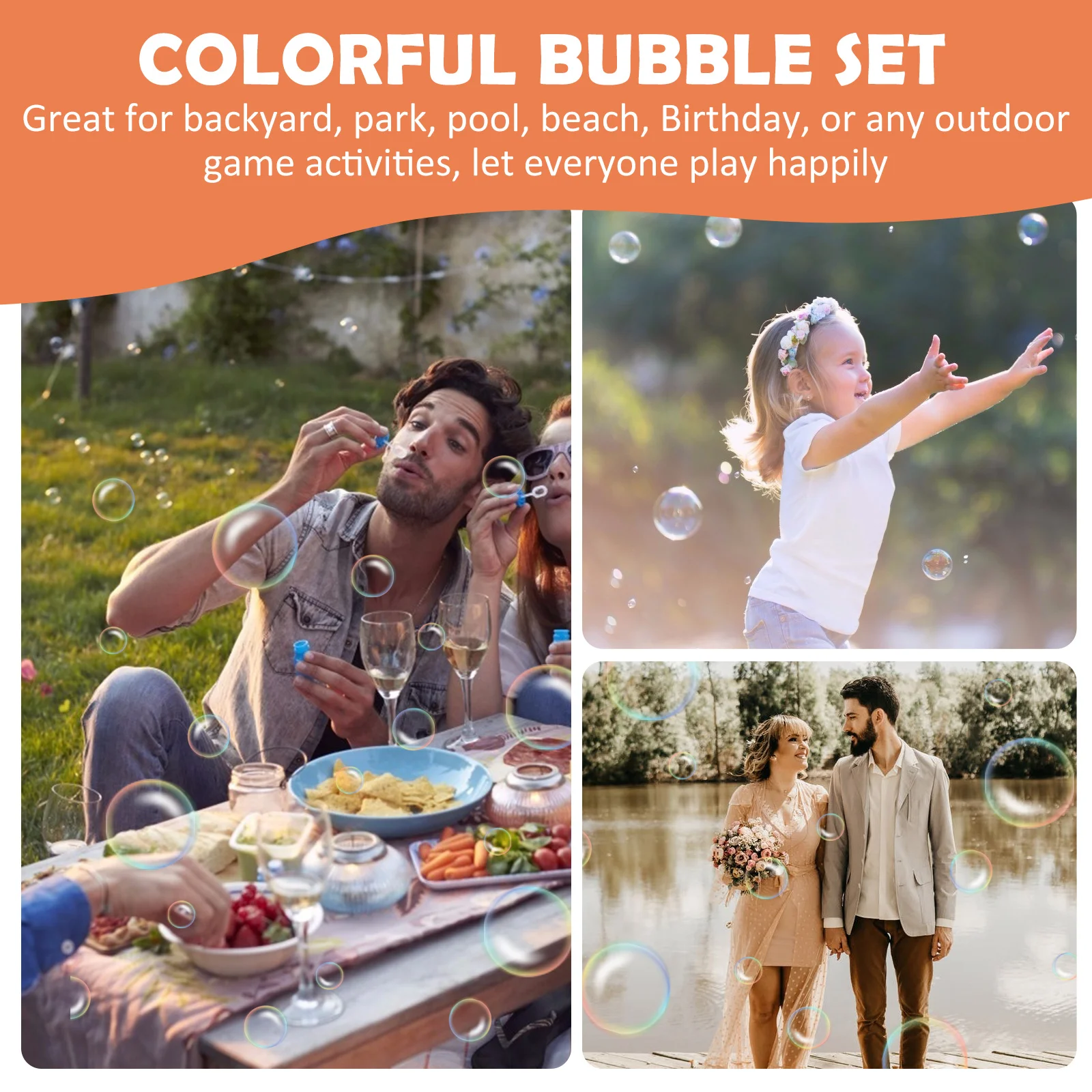 3 set 3 Sets Bubble Wand Set Rainbow Bubbles Bulk Maker For Colorful Bubble Set Kids Outdoor Party Beach Pool Playground Gift
3 set 3 Sets Bubble Wand Set Rainbow Bubbles Bulk Maker For Colorful Bubble Set Kids Outdoor Party Beach Pool Playground Gift