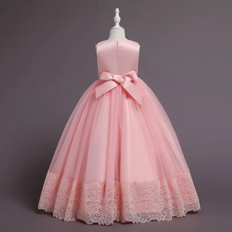 Новое детское платье без рукавов, платье принцессы с вырезом из бисера и бантом, детская юбка, нежная кружевная отделка, официальная свадебная вечеринка, юбка для девочек
Новое детское платье без рукавов, платье принцессы с вырезом из бисера и бантом, детская юбка, нежная кружевная отделка, официальная свадебная вечеринка, юбка для девочек