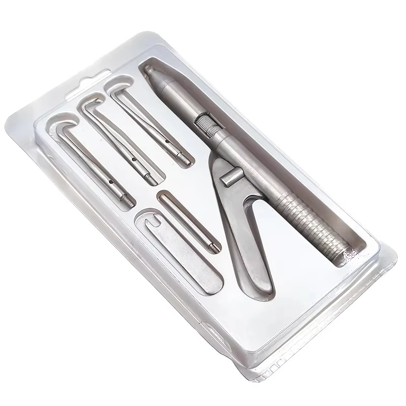 1 комплект, стоматологический автоматический одноручный пистолет для удаления коронок, стоматологический хирургический инструмент из нержавеющей стали, инструменты с 3 рабочими наконечниками
1 комплект, стоматологический автоматический одноручный пистолет для удаления коронок, стоматологический хирургический инструмент из нержавеющей стали, инструменты с 3 рабочими наконечниками