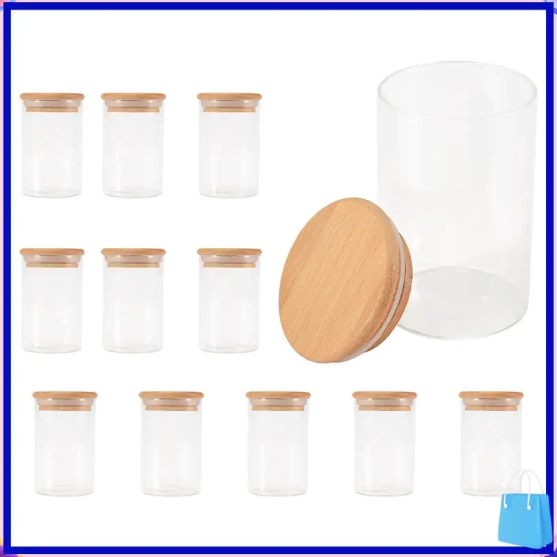 Любимый клиент, набор стеклянных банок из 12 предметов (300 мл), прозрачные банки для специй с бамбуковыми крышками, банки для хранения продуктов, канистры для кухонной стойки
Любимый клиент, набор стеклянных банок из 12 предметов (300 мл), прозрачные банки для специй с бамбуковыми крышками, банки для хранения продуктов, канистры для кухонной стойки