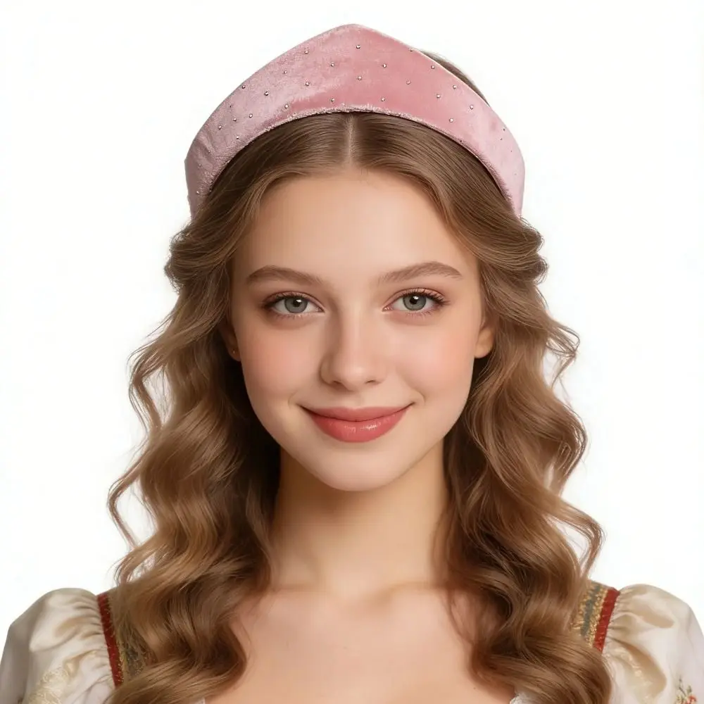 Elegant Rhinestone Velvet Crown Headband Baroque Triangle Sponge Hairband Wide Edge Solid Color Vintage Hair Accessories Women
Elegant Rhinestone Velvet Crown Headband Baroque Triangle Sponge Hairband Wide Edge Solid Color Vintage Hair Accessories Women