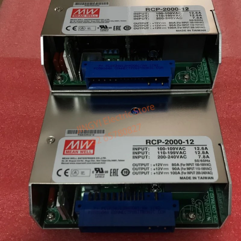 Оригинальный импульсный источник питания MEAN WELL RCP-2000-12/24/48 В, 1200 Вт, передний выпрямитель для стойки, 2000 Вт
Оригинальный импульсный источник питания MEAN WELL RCP-2000-12/24/48 В, 1200 Вт, передний выпрямитель для стойки, 2000 Вт