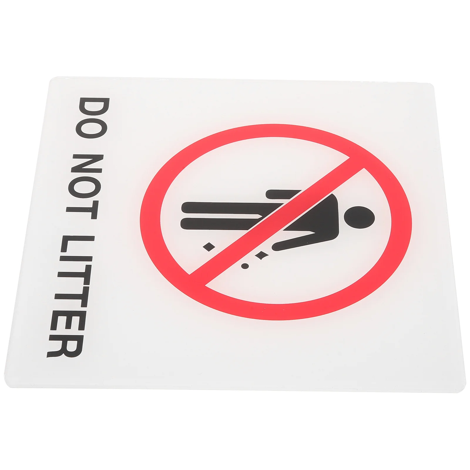 No Littering Acrylic Sign Clear Message Garbage Bin Stickers Outdoor Notice Board Warm Reminder Sleek Modern Design Wall
No Littering Acrylic Sign Clear Message Garbage Bin Stickers Outdoor Notice Board Warm Reminder Sleek Modern Design Wall