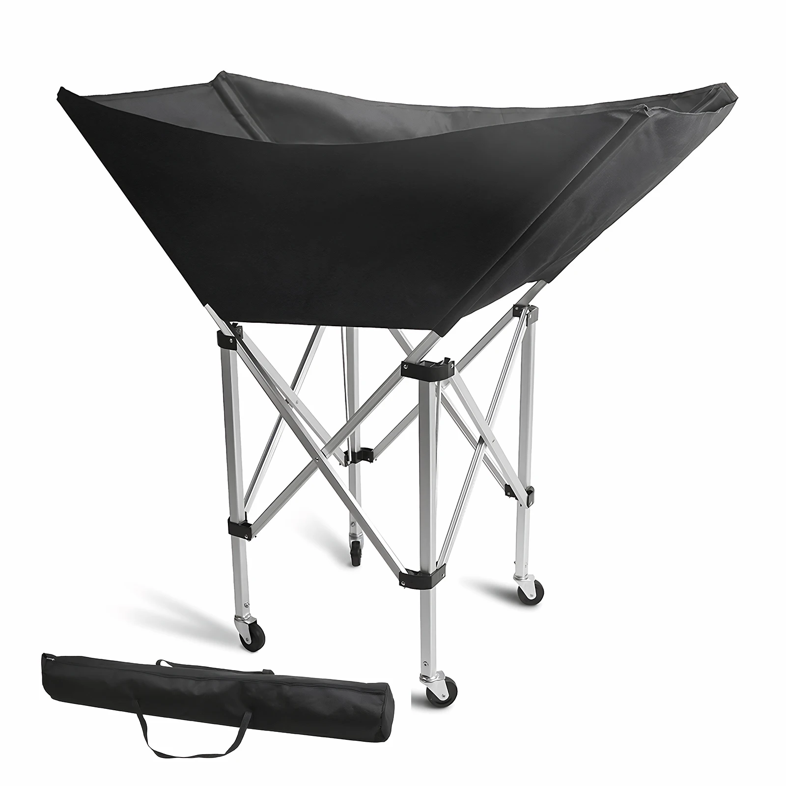 Collapsible Hammock Ball Cart with Wheels Volleyball Wheeled Cart with Carry Bag for Garage Or Gym
Collapsible Hammock Ball Cart with Wheels Volleyball Wheeled Cart with Carry Bag for Garage Or Gym