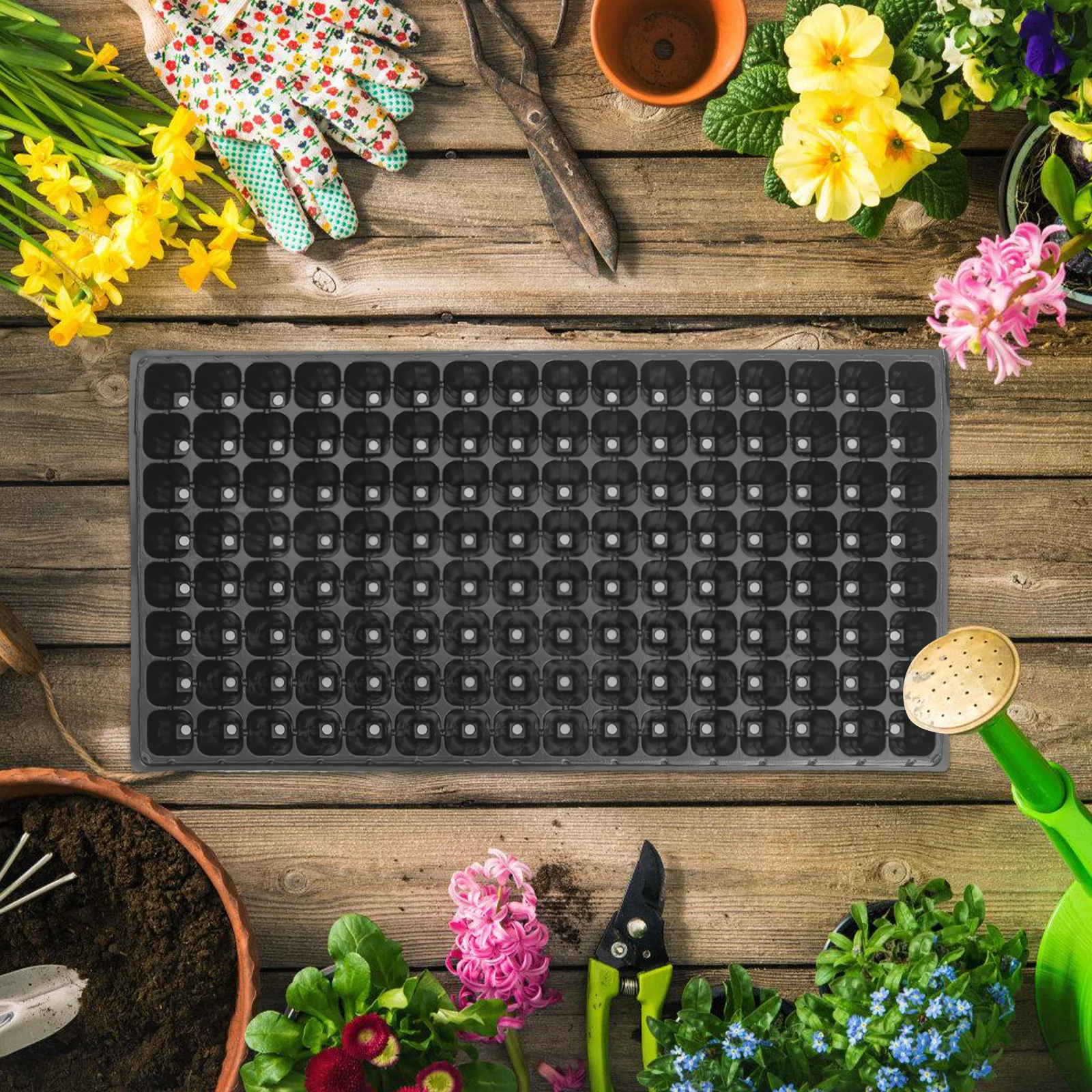 10Pcs 128 Cells Nursery Tray Plastic Sprouter Tray for Garden Seed Starter Growing Trays DIY Home Bonsai Plastic Sprouter
10Pcs 128 Cells Nursery Tray Plastic Sprouter Tray for Garden Seed Starter Growing Trays DIY Home Bonsai Plastic Sprouter