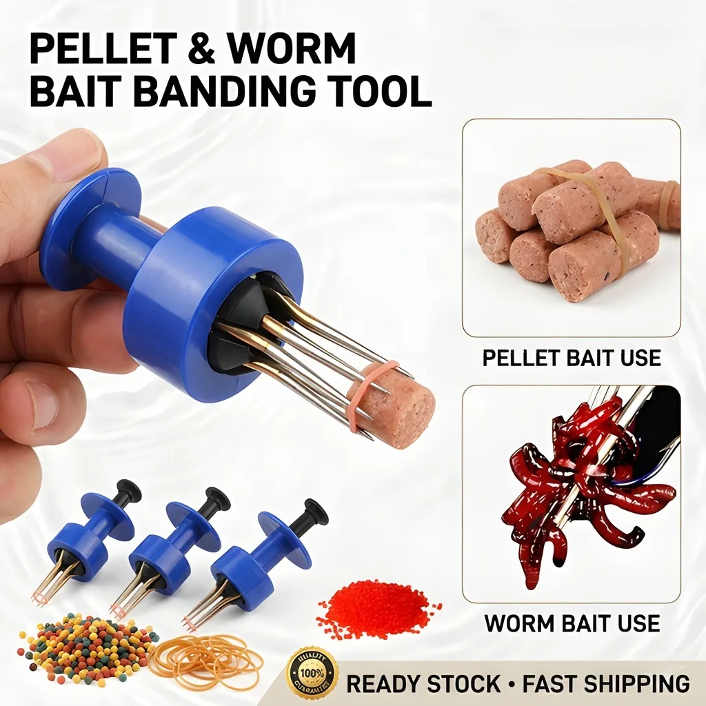 Pellet Bait Bands Elastic Rubber Rings 2/3/5Pcs Hand Tied Clip Tool | Carp Fishing Tackle Equipment | Worm & Granular Baits
Pellet Bait Bands Elastic Rubber Rings 2/3/5Pcs Hand Tied Clip Tool | Carp Fishing Tackle Equipment | Worm & Granular Baits