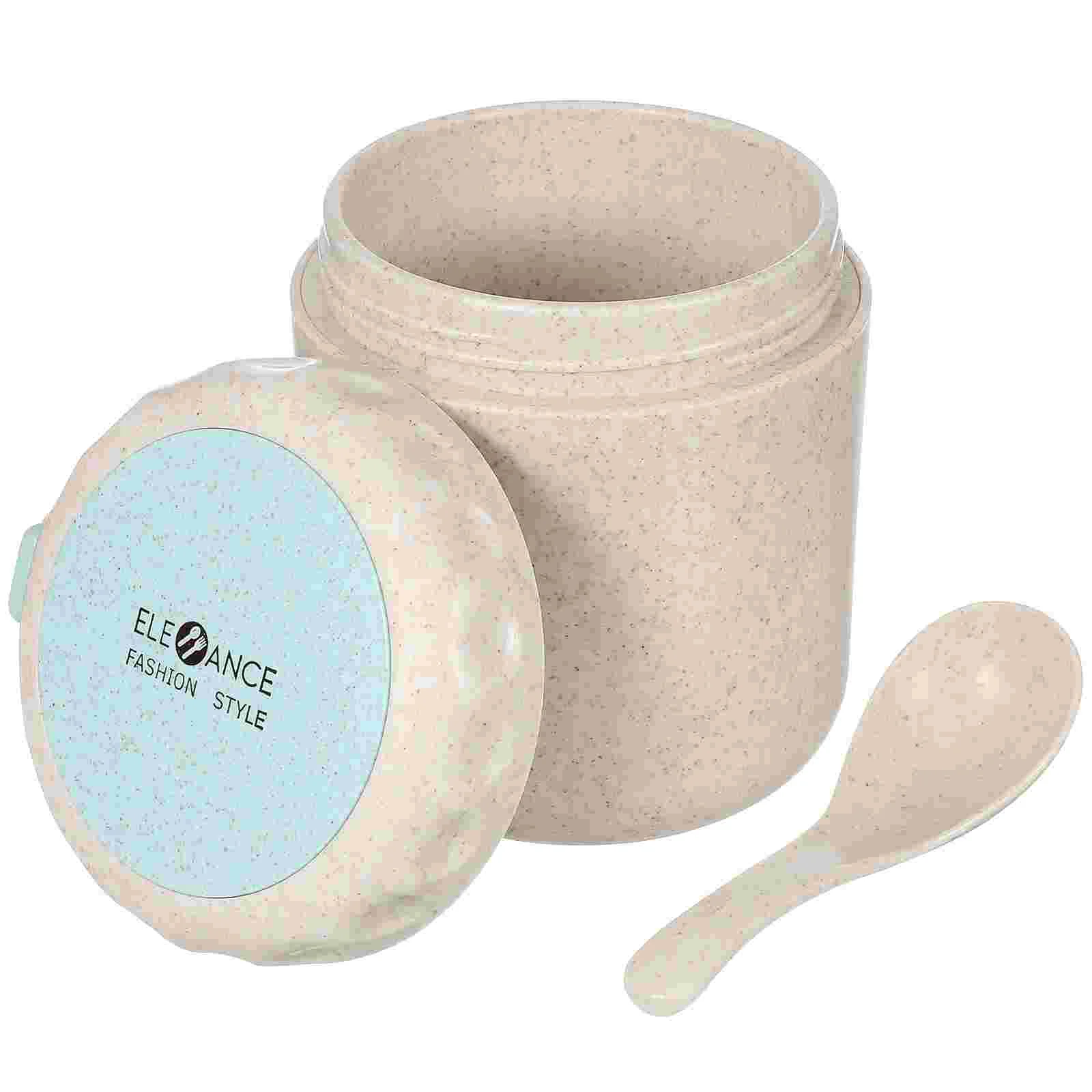 Portable Soup Cup Small Water Bottle Handle Airtight Plastic Lid Microwave Safe Travel Use Lightweight Compact Design Cup
Portable Soup Cup Small Water Bottle Handle Airtight Plastic Lid Microwave Safe Travel Use Lightweight Compact Design Cup