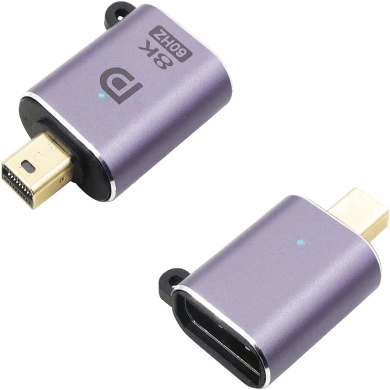 2-Pack Mini DisplayPort Version 1.4 Male Extension Adapter with DisplayPort Female, Keychain Included, High Quality, Supports 8k
2-Pack Mini DisplayPort Version 1.4 Male Extension Adapter with DisplayPort Female, Keychain Included, High Quality, Supports 8k