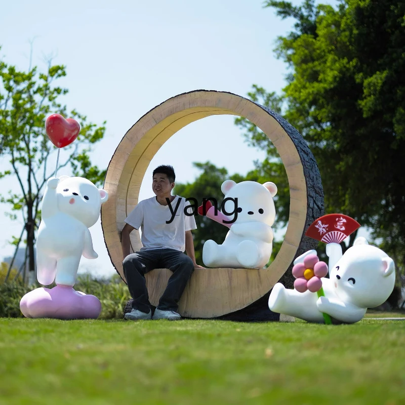 LTT Outdoor Little White Panda Sculpture Garden Lawn Check-in Seat Ornament Landscaping Decoration
LTT Outdoor Little White Panda Sculpture Garden Lawn Check-in Seat Ornament Landscaping Decoration