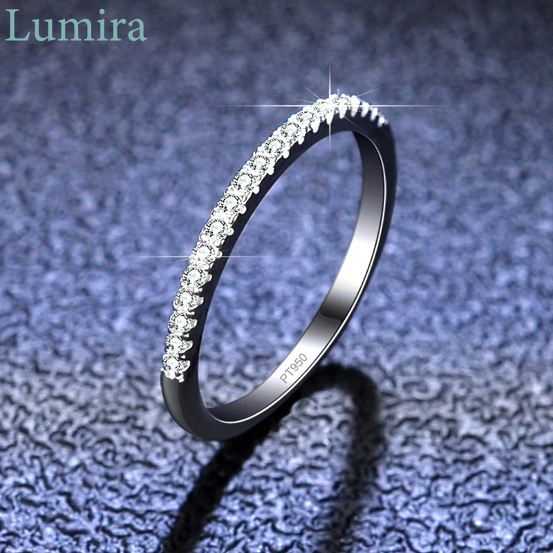 Lumira Cluster-Set Crown Platinum PT950 Solitaire Tail Ring Mossanite Straight-Bar Women's Ring for Daily Wear Stylish
Lumira Cluster-Set Crown Platinum PT950 Solitaire Tail Ring Mossanite Straight-Bar Women's Ring for Daily Wear Stylish
