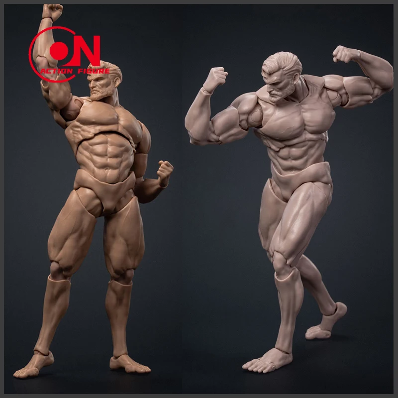 MORFIG 1/12 Scale Super Mobile Male Muscle Body with 7 Pairs Hands White/Yellow/Black Skin 6.7" Male Solider Action Figure Body
MORFIG 1/12 Scale Super Mobile Male Muscle Body with 7 Pairs Hands White/Yellow/Black Skin 6.7" Male Solider Action Figure Body