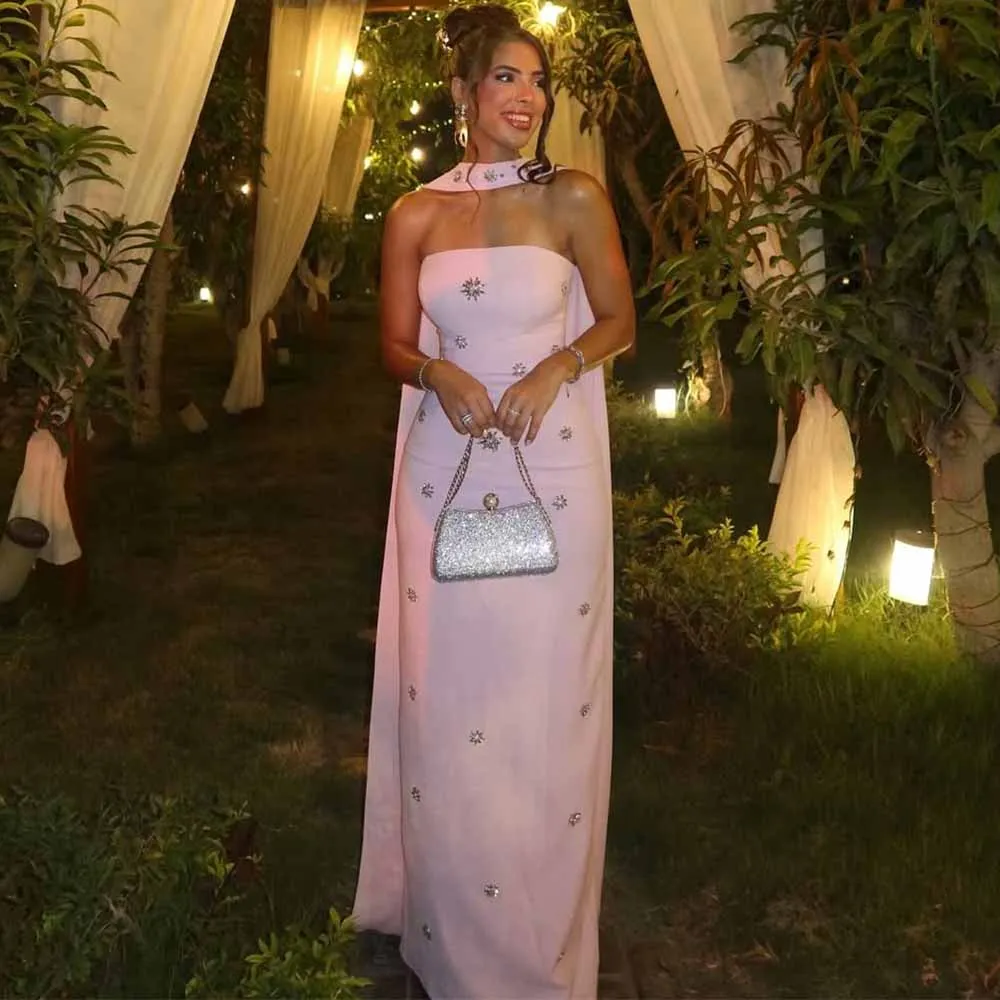 Вечерние платья 2025 Джерси-футляр/колонна Платья знаменитостей Розовые без бретелек Стразы/кристаллы Шаль Вечерние платья с разрезом
Вечерние платья 2025 Джерси-футляр/колонна Платья знаменитостей Розовые без бретелек Стразы/кристаллы Шаль Вечерние платья с разрезом