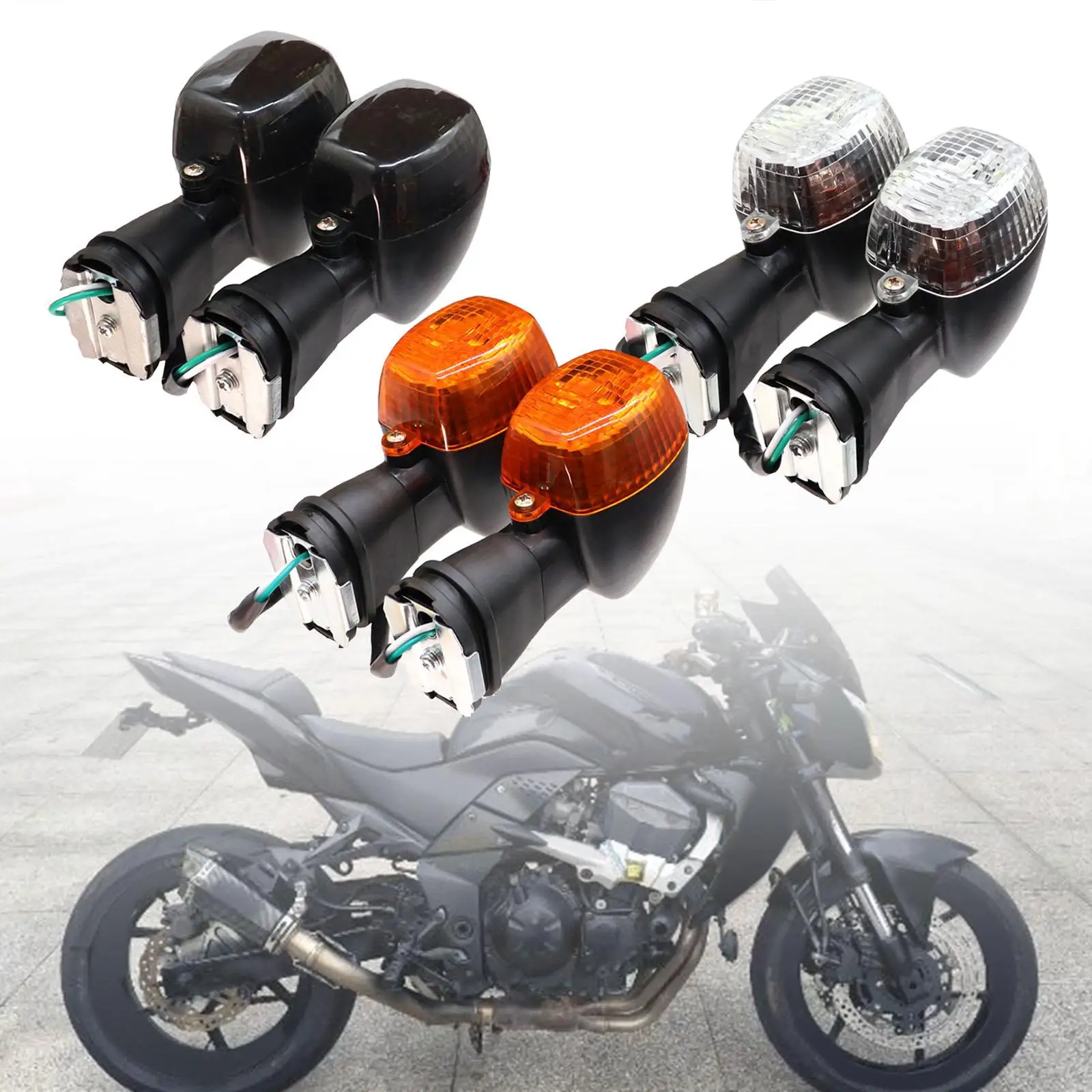 2 Pieces Motorcycle Turn Signals Lights Spare Parts High Performance Motorcycle Blinkers for Kawasaki Z750 Z1000 Zxr250R
2 Pieces Motorcycle Turn Signals Lights Spare Parts High Performance Motorcycle Blinkers for Kawasaki Z750 Z1000 Zxr250R