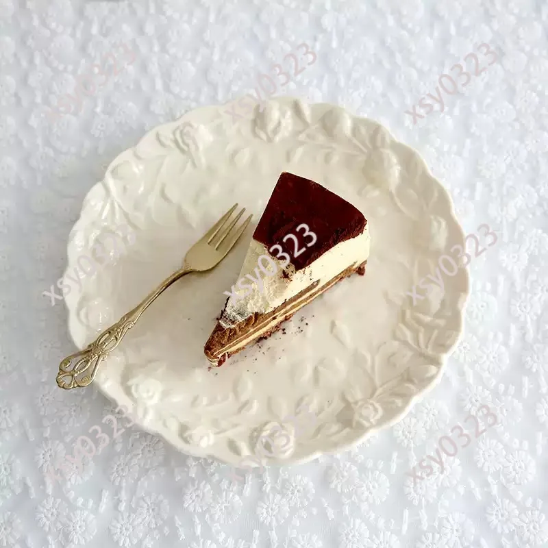 Cream Rose Embossed Ceramic Plate Afternoon Tea Dessert Fruit Tray for Home
Cream Rose Embossed Ceramic Plate Afternoon Tea Dessert Fruit Tray for Home